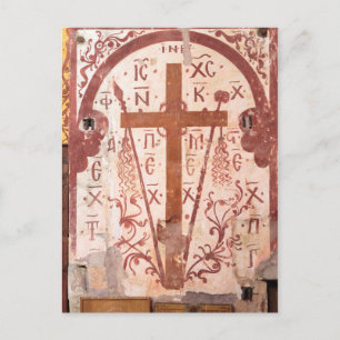 Christain Cross Artwork Postkarte