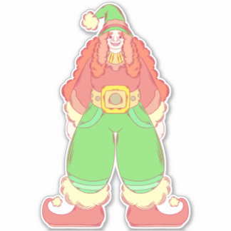 Christams Elf Aufkleber