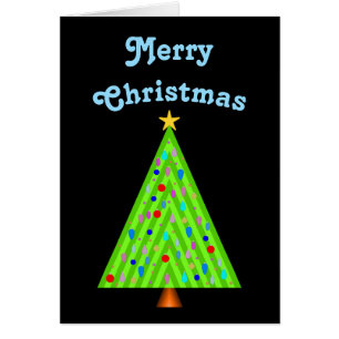 Christbaum dekoriert + Frohe Weihnachten