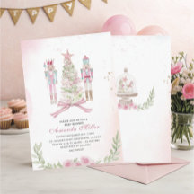 Christbaum Nussknacker Ballett Rosa Wasserfarbe Ba