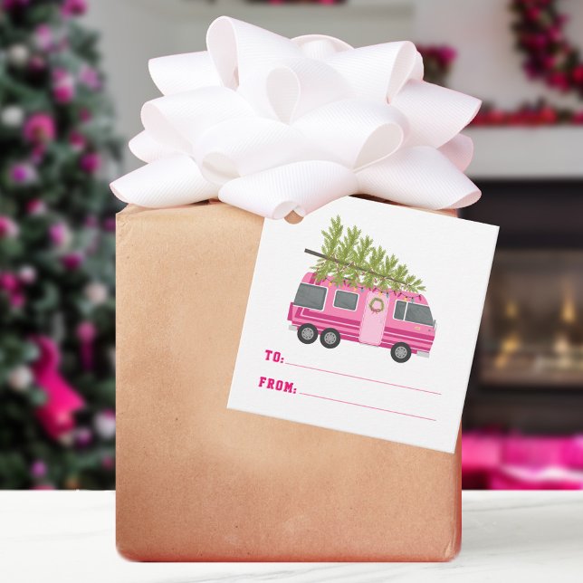 Christbaum Pink RV Camper von Geschenkanhänger (Von Creator hochgeladen)