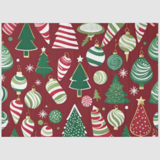 Christbaum Süßigkeiten Ornamente Seidenpapier