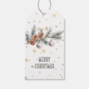 Christbaum-Zapfen-Ornamente Gold-Schneeflocke Geschenkanhänger