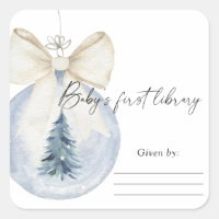 Christbaumdekoration - Baby Shower Exlibris