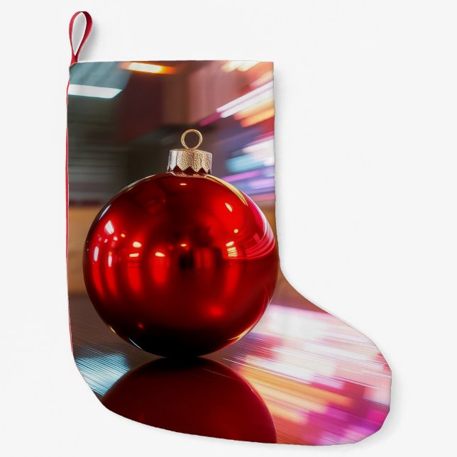 Christbaumkugel Kleiner Weihnachtsstrumpf (Vorderseite)