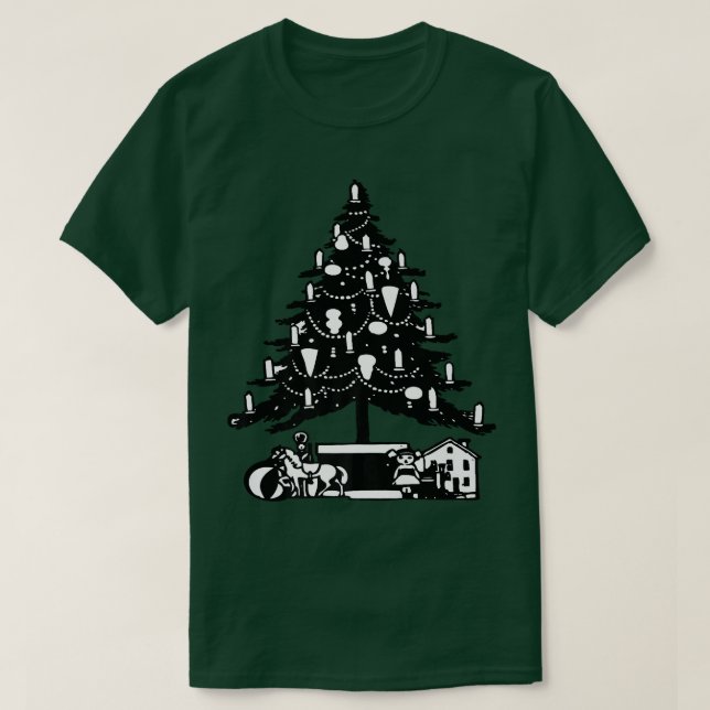 Christbaumkunst T-Shirt (Design vorne)