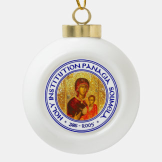 Christbaumschmuck Keramik Kugel-Ornament
