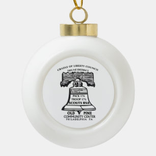 Christbaumschmuck Keramik Kugel-Ornament