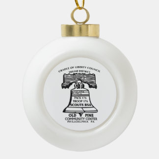 Christbaumschmuck Keramik Kugel-Ornament