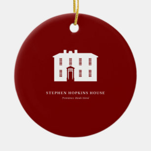Christbaumschmuck — Stephen Hopkins House Keramik Ornament