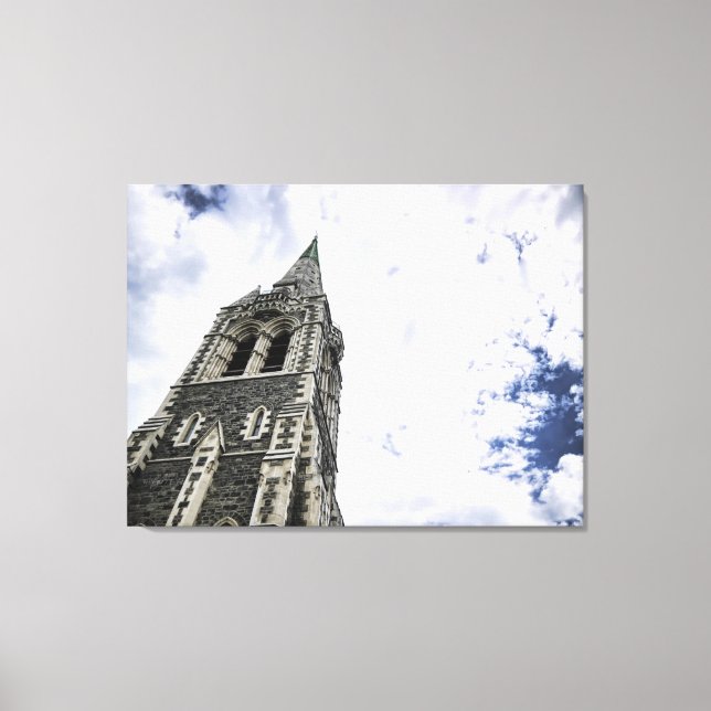 ChristChurch Cathedral, Neuseeland, Leinwand (Vorderseite)