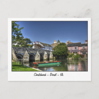 Christchurch - Dorset - UK Postkarte