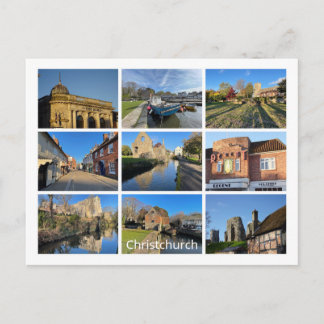 Christchurch Holiday Postcard Feiertagspostkarte