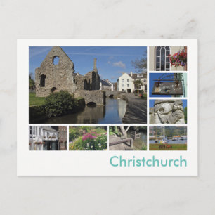 Christchurch multi-image postkarte