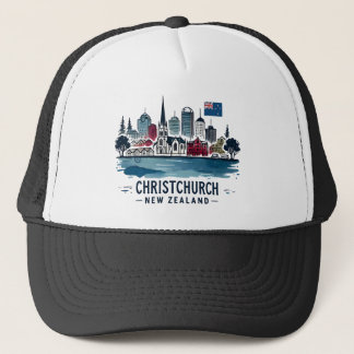 Christchurch Neuseeland Truckerkappe