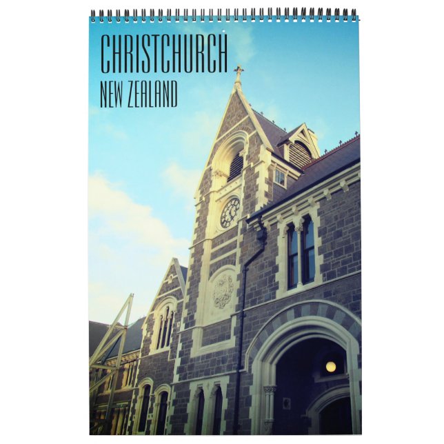 Christchurch new zealand kalender (Titelbild)
