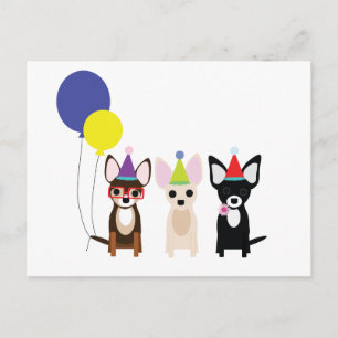 Christday-chihuahuas-stelieandco Postkarte