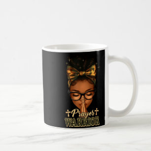 Christen als Gebetskrieger Camo Afroamerikanisch A Kaffeetasse