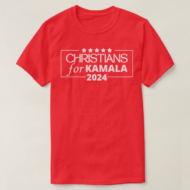 Christen für Kamala 2024 TShirt (Design vorne)