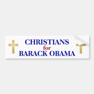 CHRISTEN FÜR OBAMA-AUTOAUFKLEBER AUTOAUFKLEBER