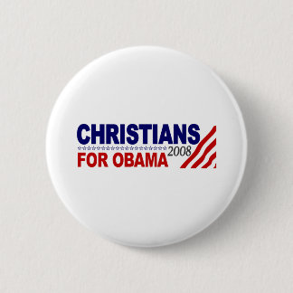 Christen für Obama Button