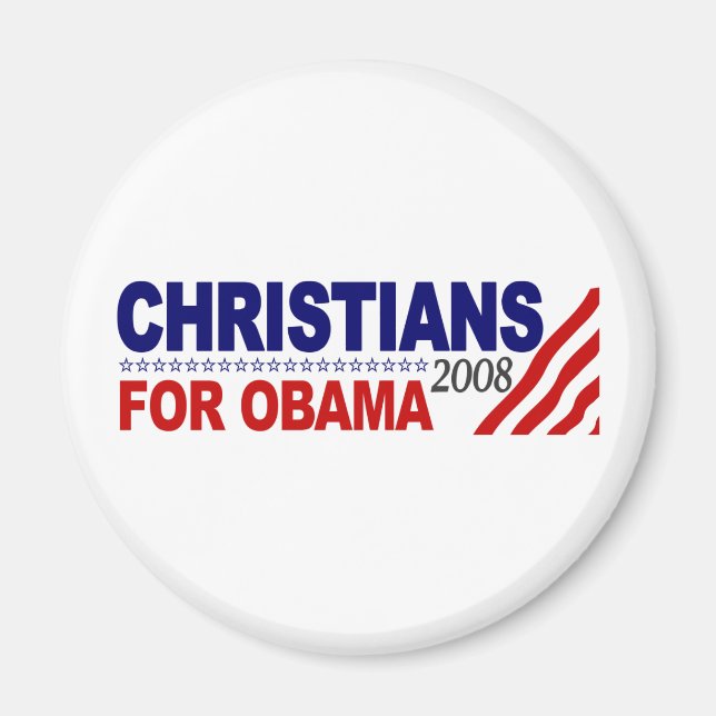 Christen für Obama Magnet (Vorne)