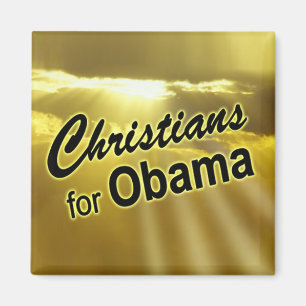 Christen für Obama Magnet (Sonnenaufgang)