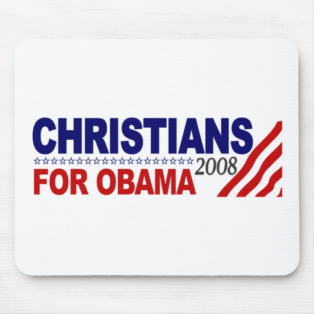 Christen für Obama Mousepad (Vorne)