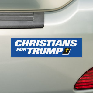 Christen für Trump 2024 Autoaufkleber