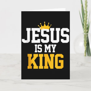 Christen Jesus Ist Mein König Tee Religion Zitate Karte