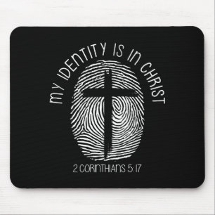 Christen Meine Identität Ist In Jesus Christus Bib Mousepad