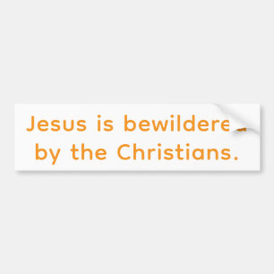 Christen verwirren Jesus Hankamer Artjunkhaus Fun Autoaufkleber