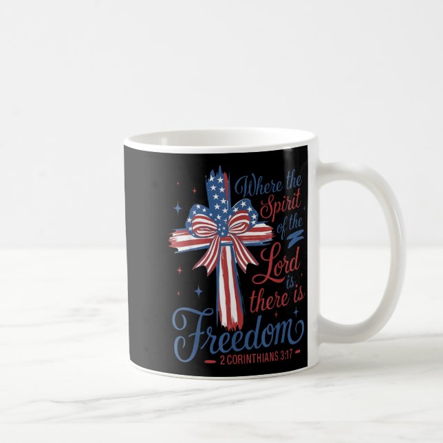 Christen Wo Der Geist Des Herrn Ist Da Kaffeetasse (Rechts)
