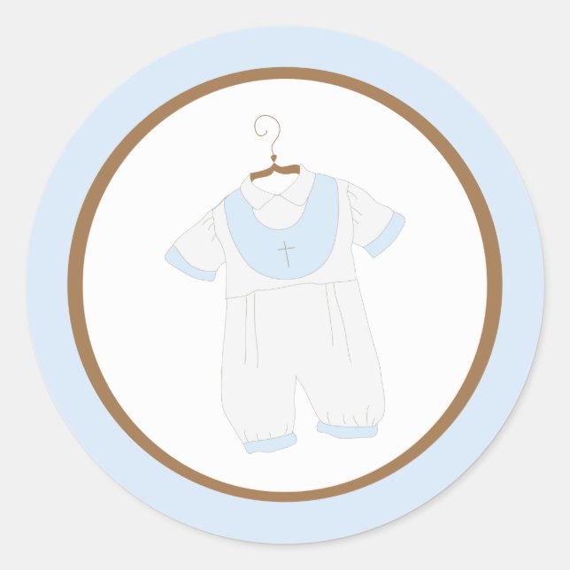 Christening Gown Stickers (Vorderseite)