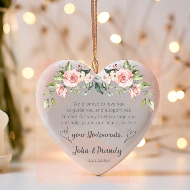 Christening Taufe Baby Girl Ornament (Von Creator hochgeladen)
