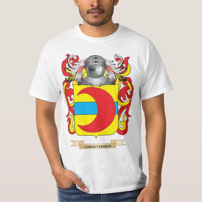 Christensen (Dänemark) Wappen T-Shirt (Vorderseite)