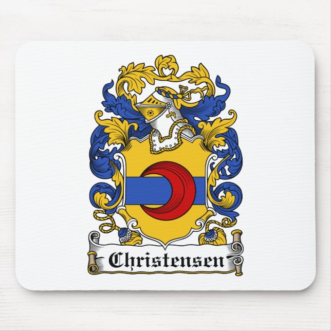 Christensen Familienwappen Mousepad (Vorne)