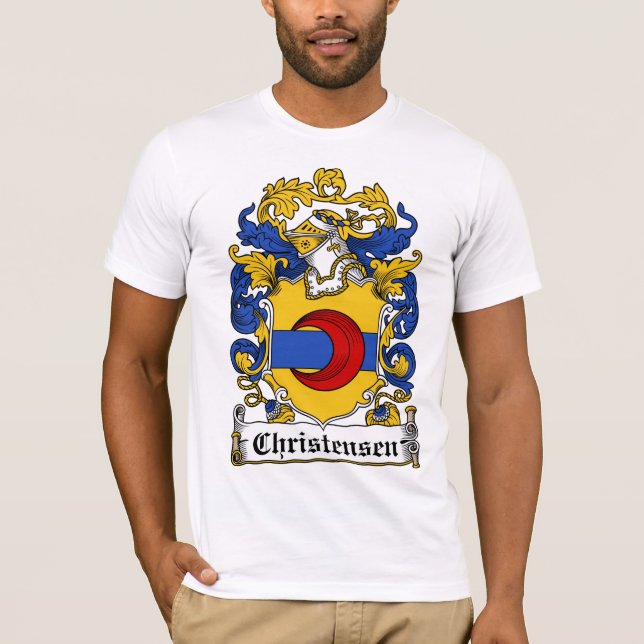 Christensen Familienwappen T-Shirt (Vorderseite)