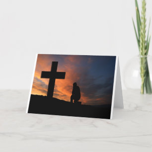 Christentum Der Glaube kreuzen Jesus Liebe Schicks Dankeskarte