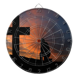 Christentum Glaube Kreuz Jesus Frieden Liebe Schic Dartscheibe