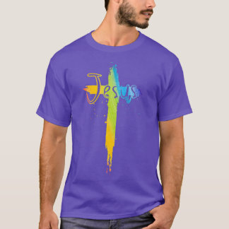 Christentum Jesus auf dem Kreuz Christlich T-Shirt