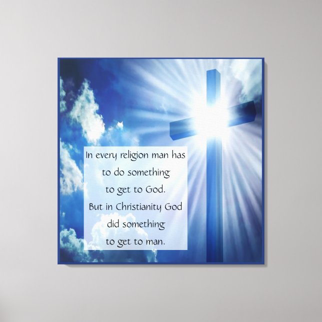 Christentum Leinwanddruck (Vorderseite)