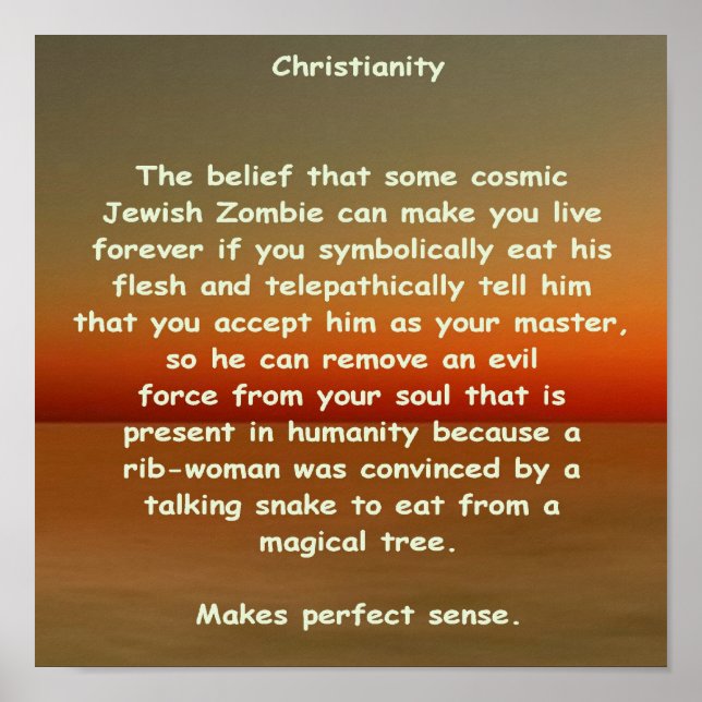 Christentum Poster (Vorne)