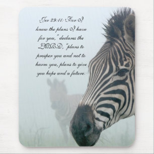 Christentums-Schrifts-Bibel-Vers Jer 29:11 Mousepad