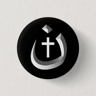 CHRISTENTUMS-SOLIDARITÄT - NAZARÄER-SYMBOL U. BUTTON
