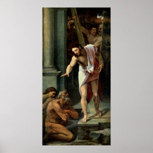 Christi Abstieg in Limbo, c. 1532 Poster