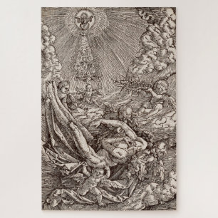 Christi Geburt durch Engel im Himmel Puzzle