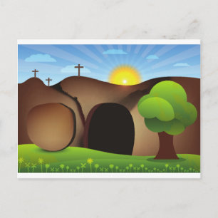 Christi Grab Postkarte