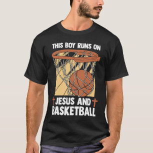 Christian Baller Dieser Junge läuft auf Jesus und  T-Shirt