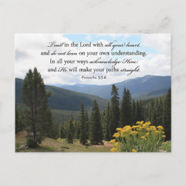 Christian Bible gießt Foto von Inspirational Pictu Postkarte